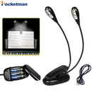 Axya Dual LED Night Light: Portable, Dimmable, Flexible Reading Light