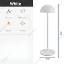 Axyaa LED Mushroom Desk Lamp Rechargeable Touch Switch Table Lamp
