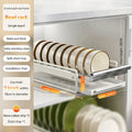 Axyaa Bowl & Plate Storage Rack: Drawer-Type Dish Rack & Draining Box