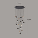 AXYAA LED Pendant Light Chandeliers for Living Room Staircase Modern Home Decor Indoor Lighting