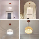 Axyaa Wabi Sabi Fabric Pendant Lamp for Bedroom and Dining Room