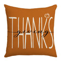 Axyaa Pumpkin Squirrel Print Thanksgiving Pillow Cover 45x45cm Holiday Decor