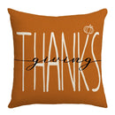 Axyaa Pumpkin Squirrel Print Thanksgiving Pillow Cover 45x45cm Holiday Decor