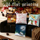 Christmas Digital Printed Pillow Covers by Axyaa for Sofa, Bedroom, Car - Pattern Cushion Cover
