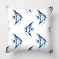 Tropical Plants Parrot Feather Cushion Cover for Sofa by Axyaa