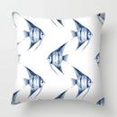 Tropical Plants Parrot Feather Cushion Cover for Sofa by Axyaa