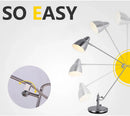 Axyaa Swing Arm Desk Lamp Aluminum LED Reading Light