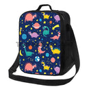 Axyaa Dino Insulated Lunch Bag - Portable Thermal Bento Tote for Kids, Boys, Girls