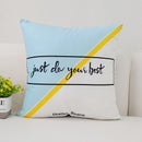 Axyaa Nordic Elk Ins Print Cushion Cover Sleep Sofa Pillow Case Office Home Decor