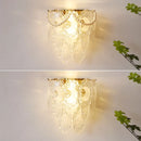 Axyaa Crystal Wall Lamp: Postmodern Living Room TV Background Creative Bedroom Light