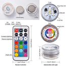 Axyaa Submersible LED Tea Lights with Remote Control for Vase, Pool, and More