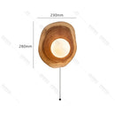 Axyaa Wood Style Vintage Wall Light for Bedhead, Living, Dining Room