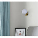 Axyaa Nordic Glass Ball Study Porch Wall Lamp - Simple Creative Bedside Decoration
