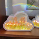 Axyaa LED Tulip Cloud Night Light - Handmade Table Lamp for Bedroom Decor