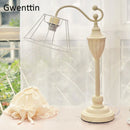 Axyaa Princess Fabric Table Lamps - Elegant Home Art Decor Lighting