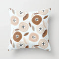Modern Abstract Plant Leaf Geometric Cushion Cover for Home, Office, Sofa - Axyaa Brand