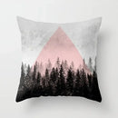 Axyaa Geometric Abstract Polyester Cushion Cover 45x45cm