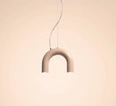 Axyaa Arch LED Pendant Lamp in White Blue for Kitchen Bedroom Living Room