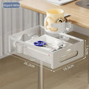 Axyaa Cable Organizer Clamp Mount - Adjustable & Strong for Desk, Efficient Cable Management