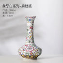 Axyaa Chinese Style Enamel Ceramic Vases Creative Home Office Decor