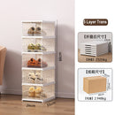 Axyaa Drop Front Shoe Storage Box Organizer Cabinet Rack