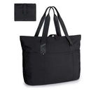 Axyaa Foldable Zipper Tote Bag - Women's Waterproof Shoulder Handbag for Travel & Work