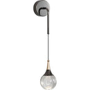 Axyaa Teardrop Crystal Pendant Light for Kitchen & Bedroom - Mini Pendant Lighting