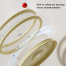 Axyaa 360° Rotating Makeup & Perfume Organizer Tray for Skincare & Cosmetics