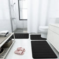 Axyaa Memory Foam Bathroom Mat: Non-slip, Super Absorbent Rug for Shower, Bathtub, and Doormat