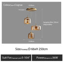 Axyaa Nordic Glass Restaurant Pendant Lamp Simple Bar Hanging Light