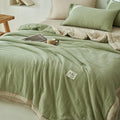 Axyaa Soy Fiber Double-Layer Summer Quilt Set - Breathable & Washable
