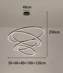Axyaa Living Room LED Chandeliers Ceiling Lamp Hanging Lights
