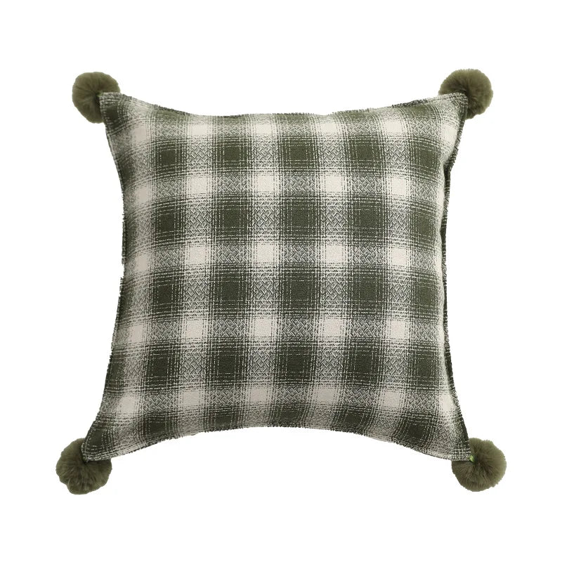 Axyaa Santa Snowflake Embroidery Cushion Cover 45x45cm