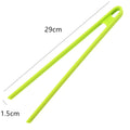 Axyaa Silicone Tongs: Non-Slip Long Handle Cooking Clip for Home Kitchen