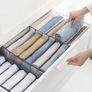 Axyaa Clothes Storage Box Jeans Organizer Drawer Bra Socks Underwear Organizer