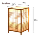 Axyaa Bamboo Study Table Lamp - Japanese Style Warm Decoration