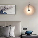Axyaa Marble Stone Wall Sconce Light for Bedroom Parlor Corridor Lighting