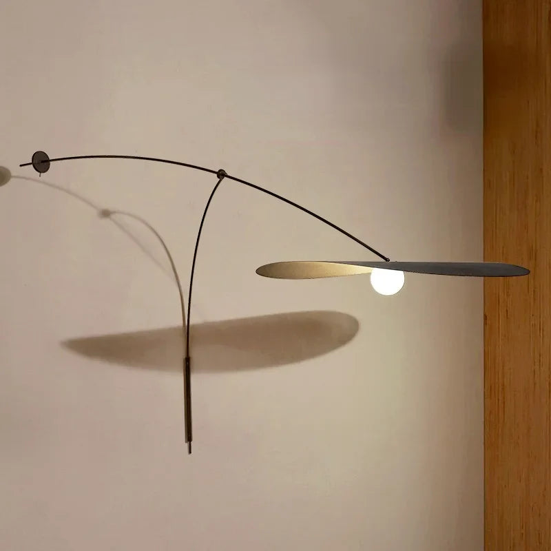 Axyaa Nordic Long Arm Wall Lamp for Living Room, Bedroom, and Study