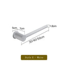 Axyaa Copper Towel Rod - Bathroom Towel Rack & Ring Set