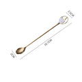 Axyaa Flower Dessert Spoon Fork Set Stainless Steel Coffee Tea Ice Cream Kitchen Tableware