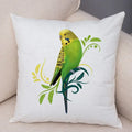 Axyaa Cartoon Parrot Pillowcase with Birds and Flowers 45x45cm