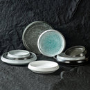 Axyaa Ceramic Deep Plate Set of 4