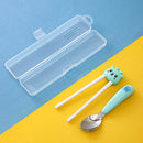 Axyaa Clear Tableware Organizer for Travel and Home Storage