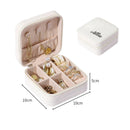 Axyaa Portable Foldable Jewelry Organizer Box Compact Travel Case
