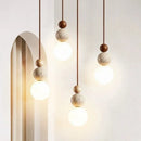 Axyaa Yellow Cave Stone Pendant Light - Scandinavian Wabi-Sabi Design