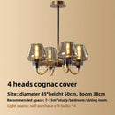 Axyaa European Retro Copper Pendant Light for Modern Dine & Living Room Decor