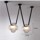 Axyaa Luxury Glass LED Pendant Chandelier for Home and Commercial Spaces.