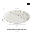 Axyaa Steak Plate - High-Grade Ceramic Western Food Plate for Hotel Tableware