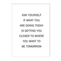 Nordic Motivation Quote Canvas Print Typography Poster for Home Decor by Axyaa