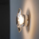 Axyaa Chrome Crystal glass LED Wall Light - Modern Home Lighting Fixtures